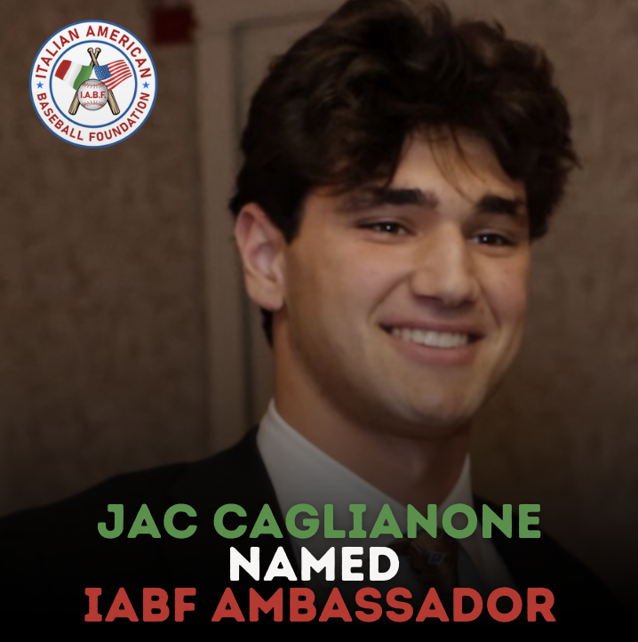 Jac Caglianone Named Ambassador of the Italian American Baseball Foundation